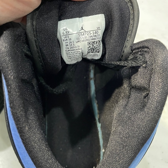 Air Jordan 1 Mid GS 'Racer Blue' 2021 Size 6 1/2Y - Picture 5 of 10